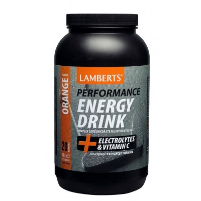 LAMBERTS Energy Drink γεύση πορτοκάλι